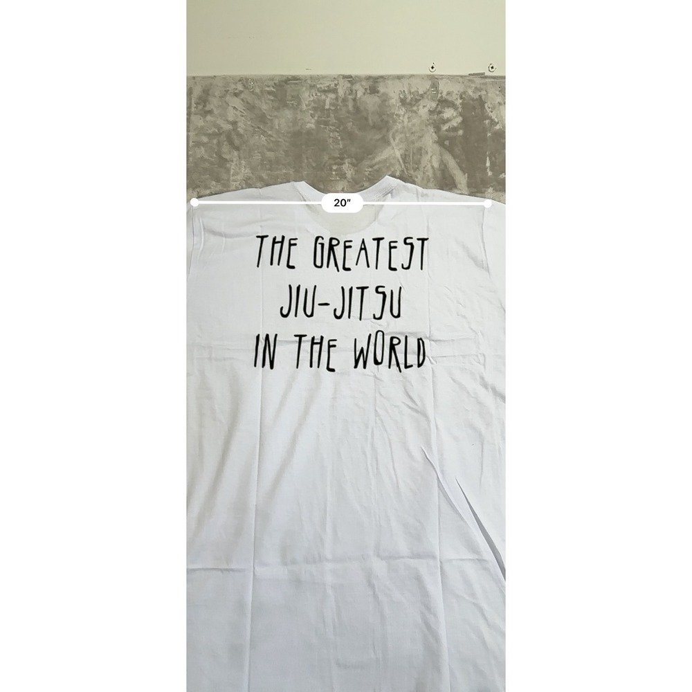 Carlson Gracie Jiu Jitsu T-Shirt Mens Size XL White Short Sleeve Crew Neck New - Picture 4 of 5